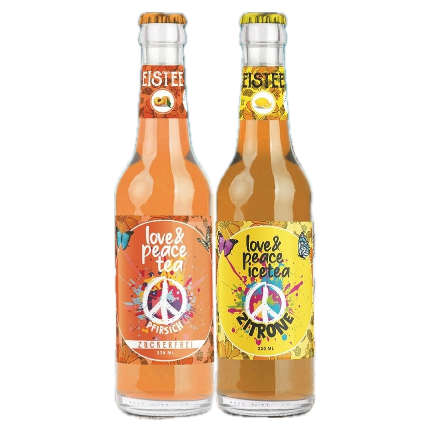 Love and Peace tea icetea Zitrone Pfirsich